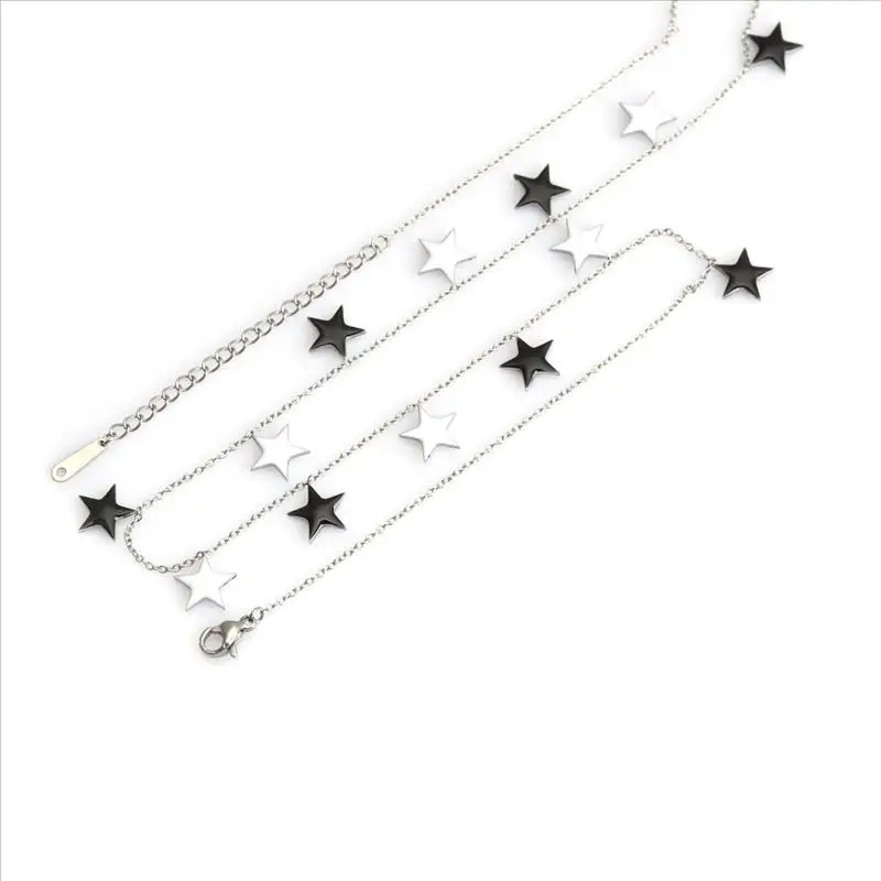 1 шт. Женская цепочка из нержавеющей стали Длина 47 см|Ожерелья с подвеской| |