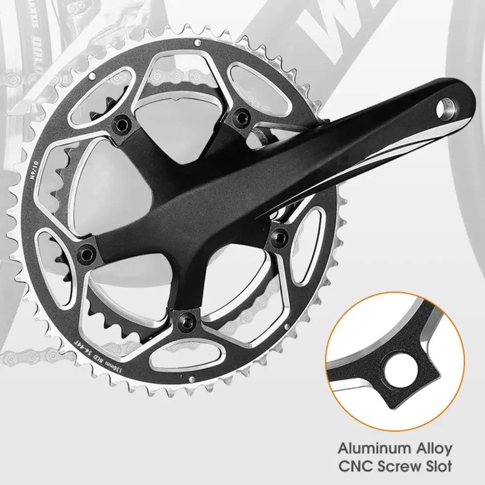 Интегрированная Звездочка для велосипеда цепь из алюминиевого сплава с матовой