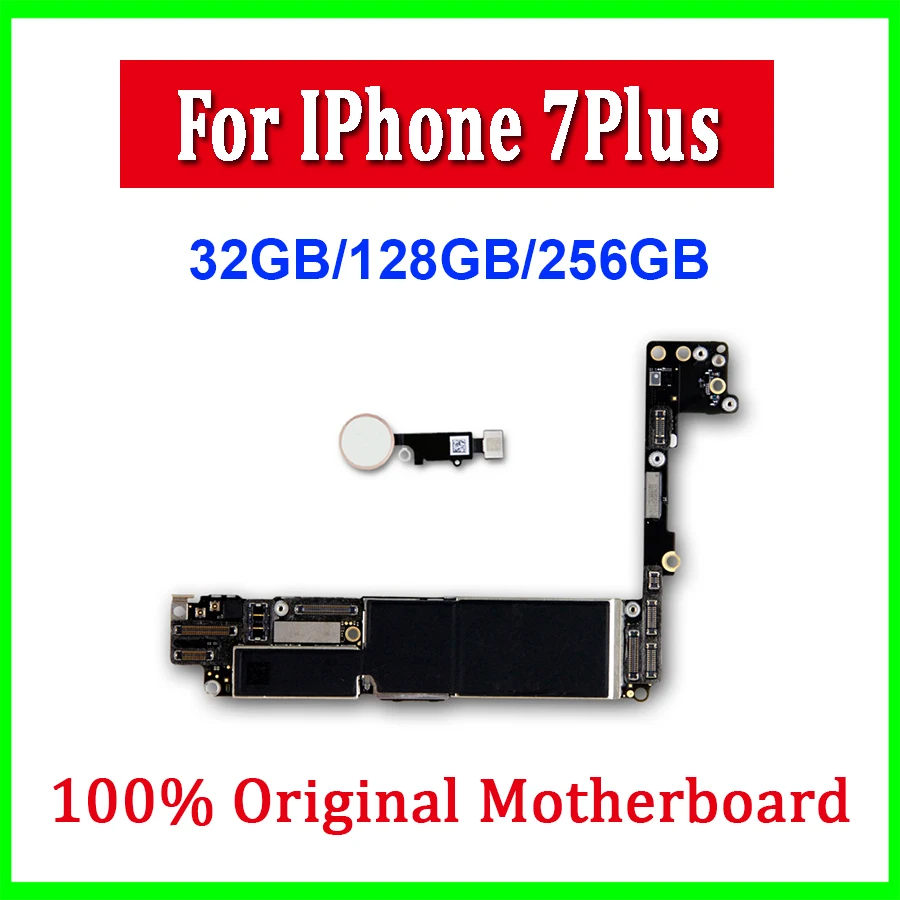 Материнская плата для iPhone 7 с Touch ID/без ID оригинальная разблокированная чистая