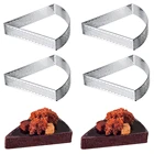 Форма веерообразная для пирога, 2468 шт., кольцо для пирога, перфорированная, кольцо для Мусса из нержавеющей стали, сделай сам, форма для выпечки, торта, антипригарное покрытие, фрукты, форма для пирогов