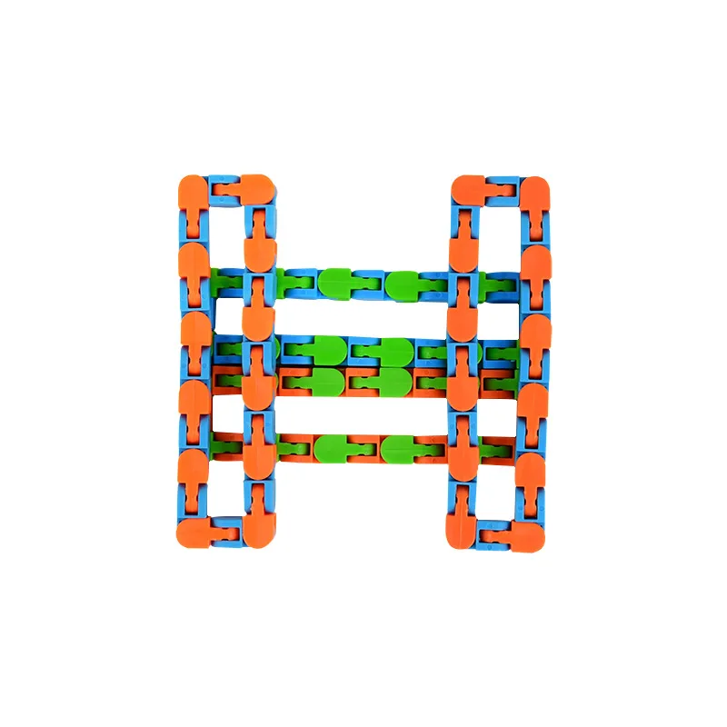 

3/6pcs Wacky Tracks Toy For Festival Birthday Party Gift Children's Fingertip Toy Puzzle Long Strip Decompression Toy Supplies