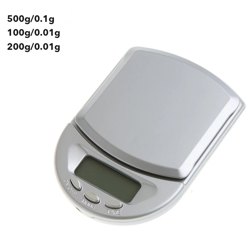 Портативный мини цифровой весы 100/200/500g 0 01/0 1g Карманные электронные подсветка