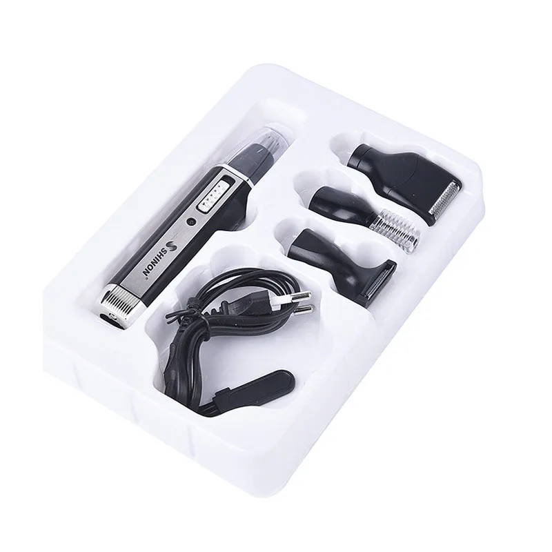 

rechargeable electric nose trimmer 4 in1 nose trimmer eyebrow trimmer temples trimmer beard trimmer electric shaver beard trim