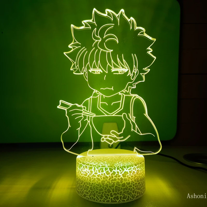 Светодиодный светильник Hunter X Killua для детской спальни декор Hxh светодиодный