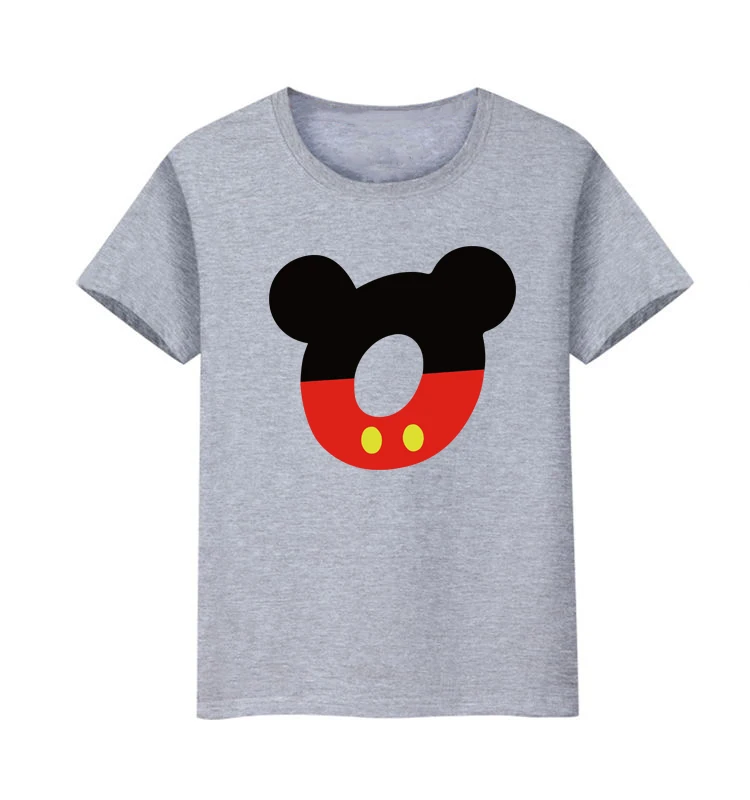 Футболка женская с коротким рукавом Повседневная рубашка рисунком Диснея Микки
