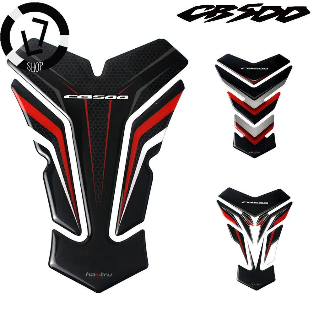 

Motorcycle 3D Tank Pad Protector, Stickers, Case forHonda CB500 CB 500 CB500X CB500F Tank