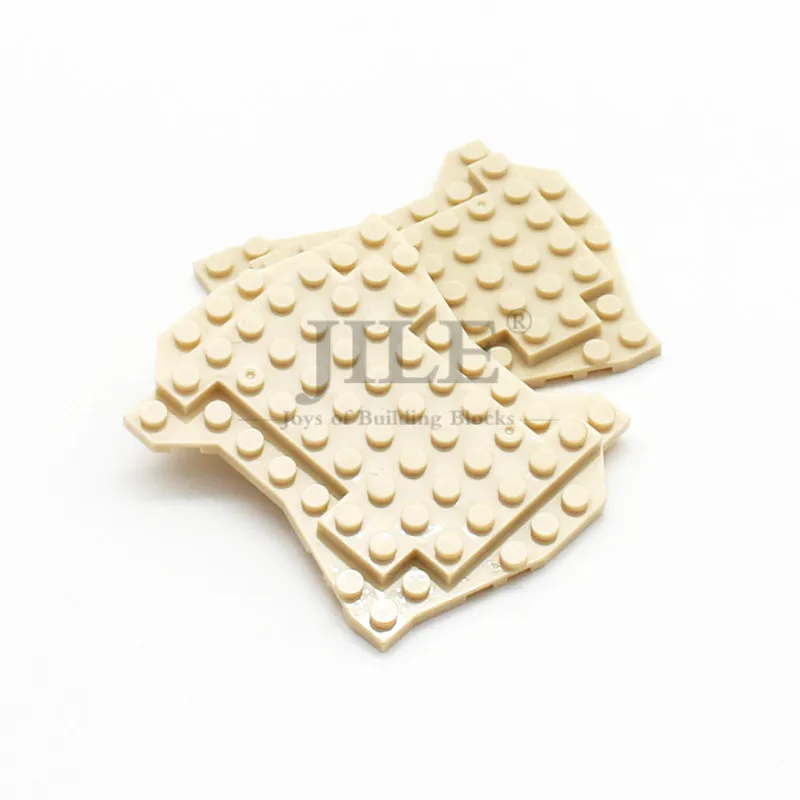 4 шт. MOC нижняя пластина для растений 8x10 Lrregular строительные блоки кирпичи