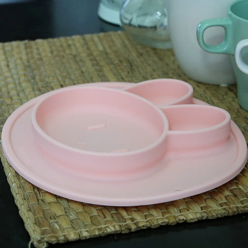 Детская тарелка силиконовая для малышей миска и чаша кормления детей посуда из