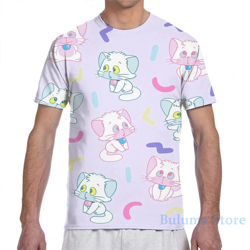 Кремовая футболка mami posi &amp mega для мужчин и женщин модная со сплошным принтом