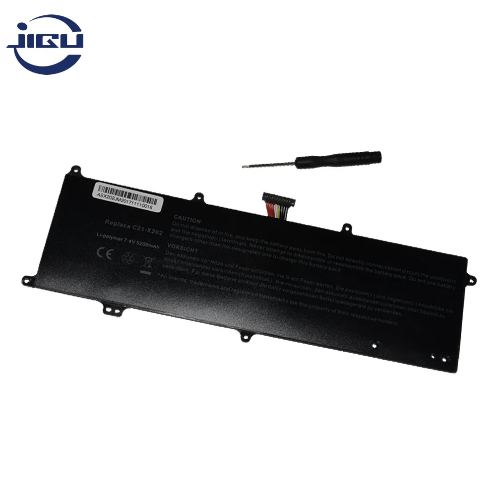JIGU Аккумулятор для ноутбука ASUS C21 X202 S200E X201E S200LI236 дляvivobook X202E CT006H S200 X201 ARM 3E