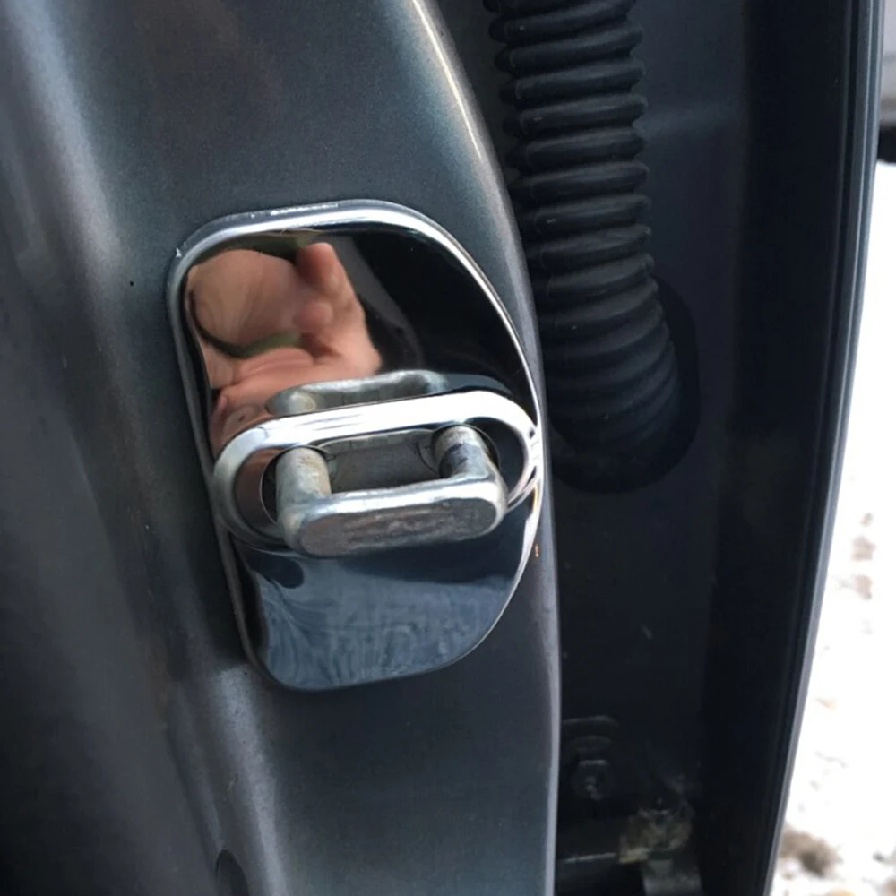 Авто Стайлинг крышка дверного замка автомобиля чехол для Renault megane 2 3 scenic Лагуна