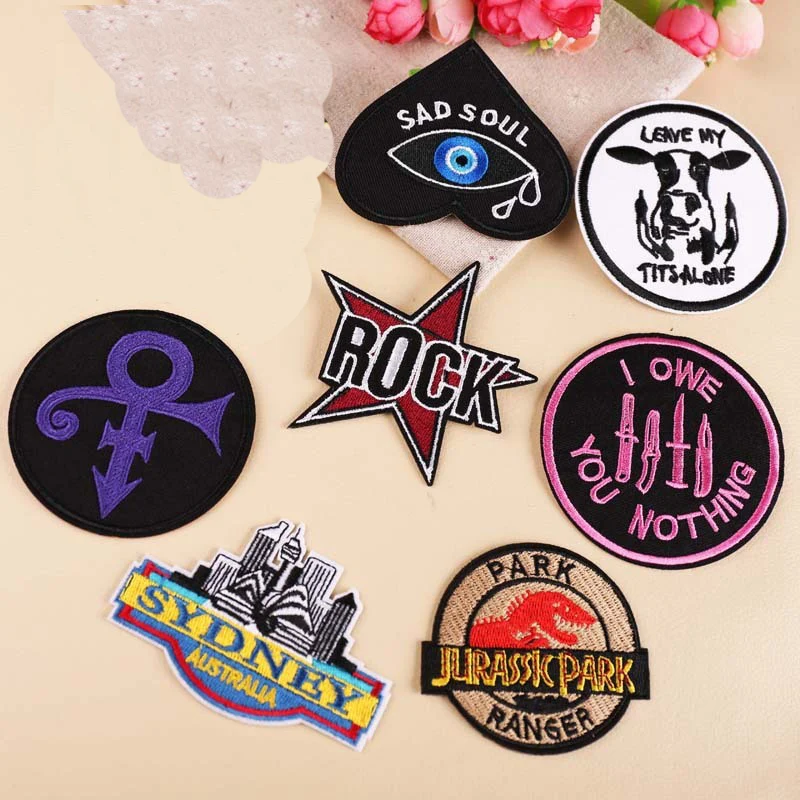 PGY новая нашивка в стиле панк рок с принтом черепов и патч Байкер Утюг на