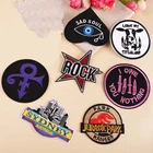 PGY Новинка нашивка в стиле панк рок-группы Череп патч для байкера утюжок на фотографиях дешевые вышитые мотоциклетные патчи для одежды наклейки