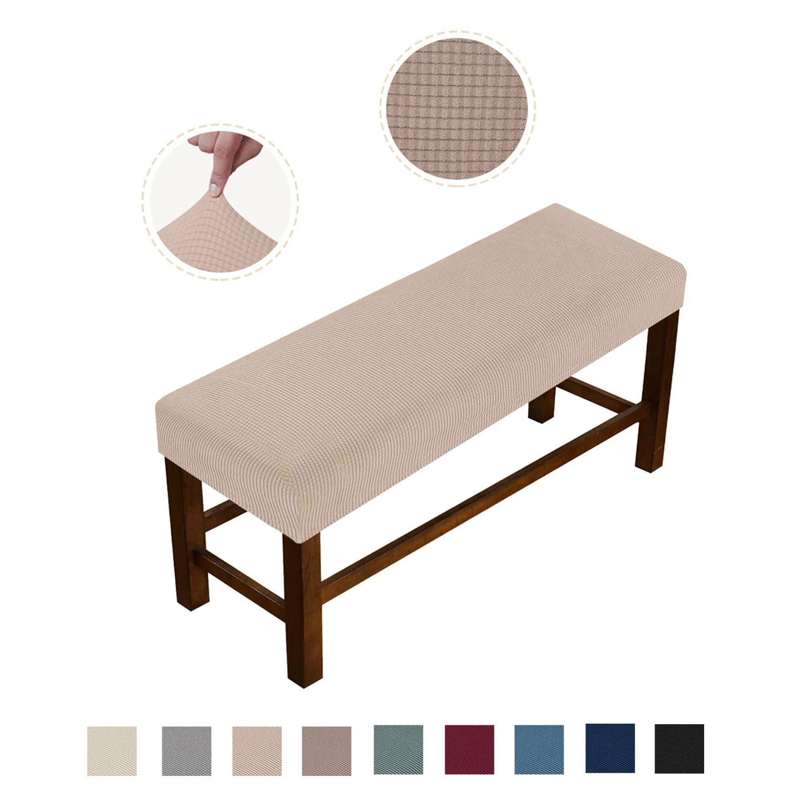 

Чехол для обеденной скамьи, съемный длинный растягивающийся чехол для сиденья