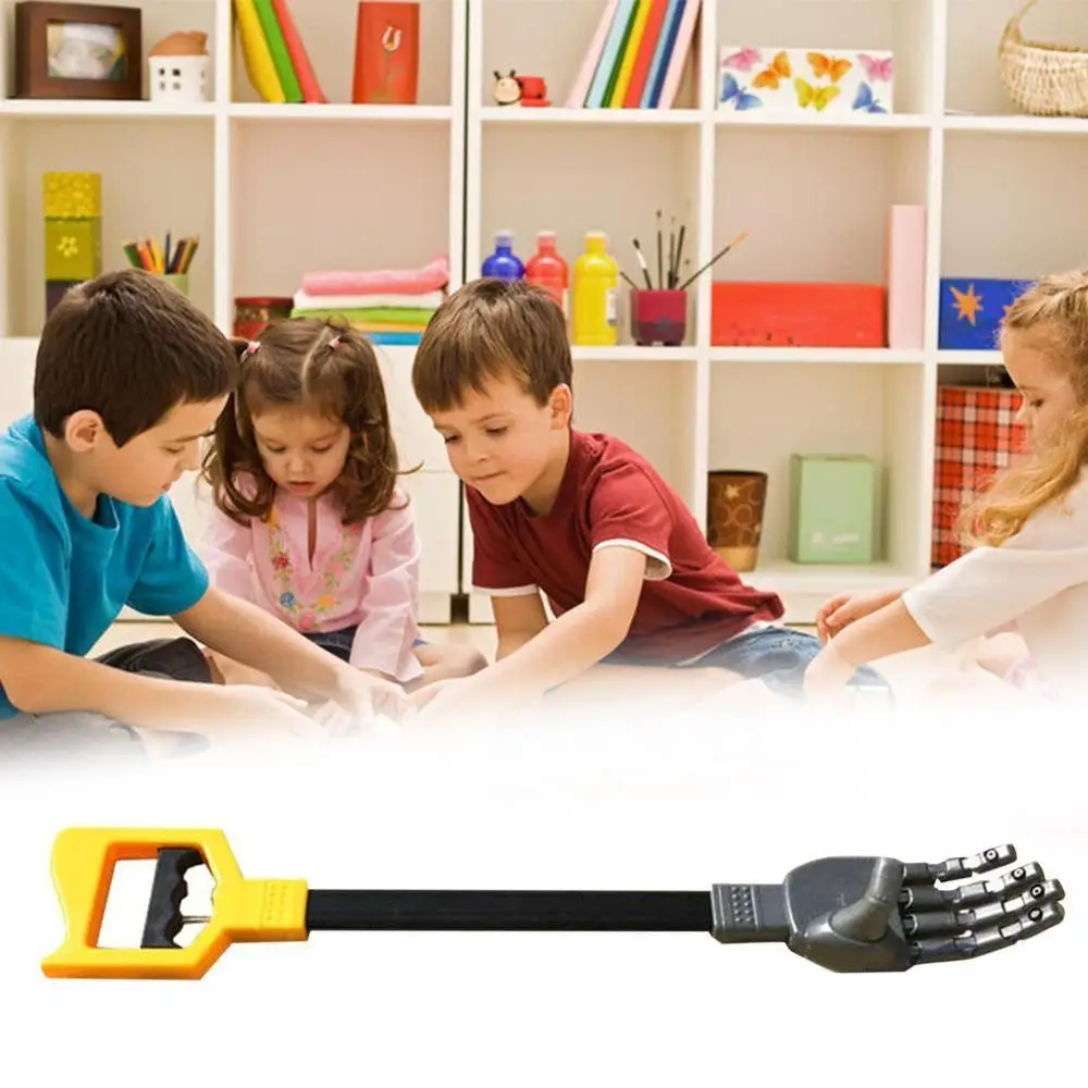 

55CM Robot Claw Hand Grabber Grabbing Stick Kid Boy Plastic Toy Baby DIY Grab High Quality Wrist Strengthen Robot Toy Hand M4W7
