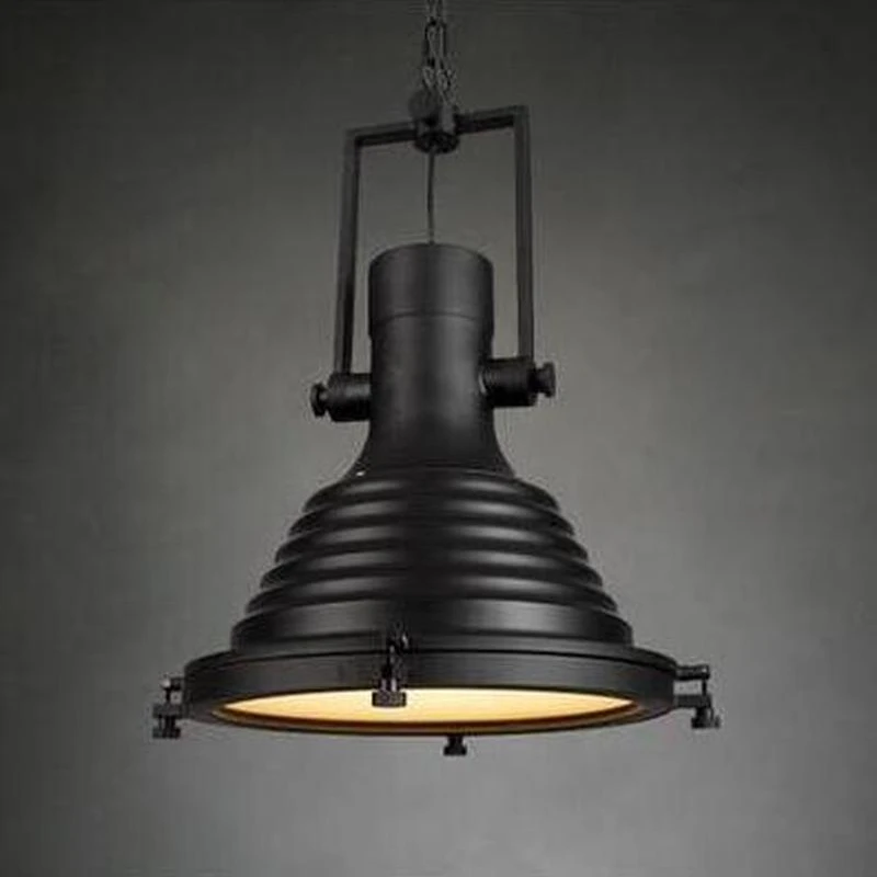 Американский Стиль Винтаж подвесной светильник RH промышленные хромированный
