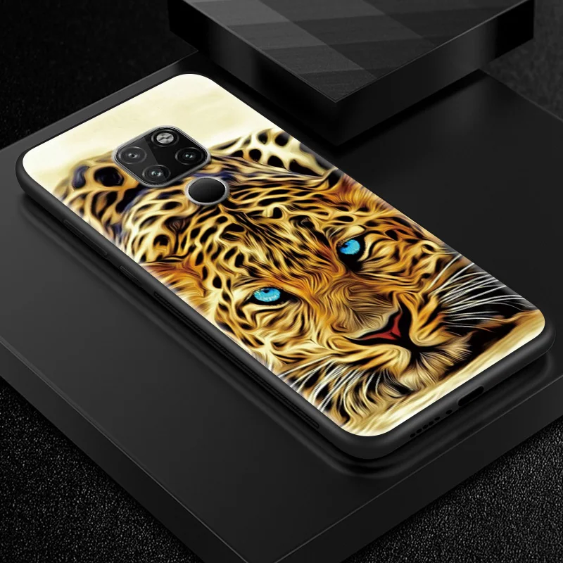 H104 Чехол из закаленного стекла для huawei Enjoy 9s Honor 7A Pro 7C 7X 8A 8X9 10 Lite Magic 2 Play mate 20 Pro Nova2 3 4 Design Animal Capa - Цвет: H104