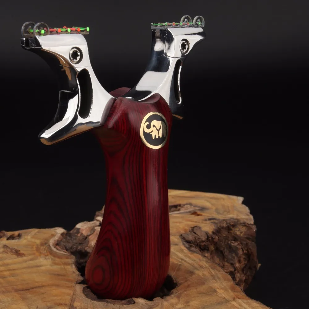 Мощная Рогатка катапульта из нержавеющей стали 5 дюймов с плоской резиновой