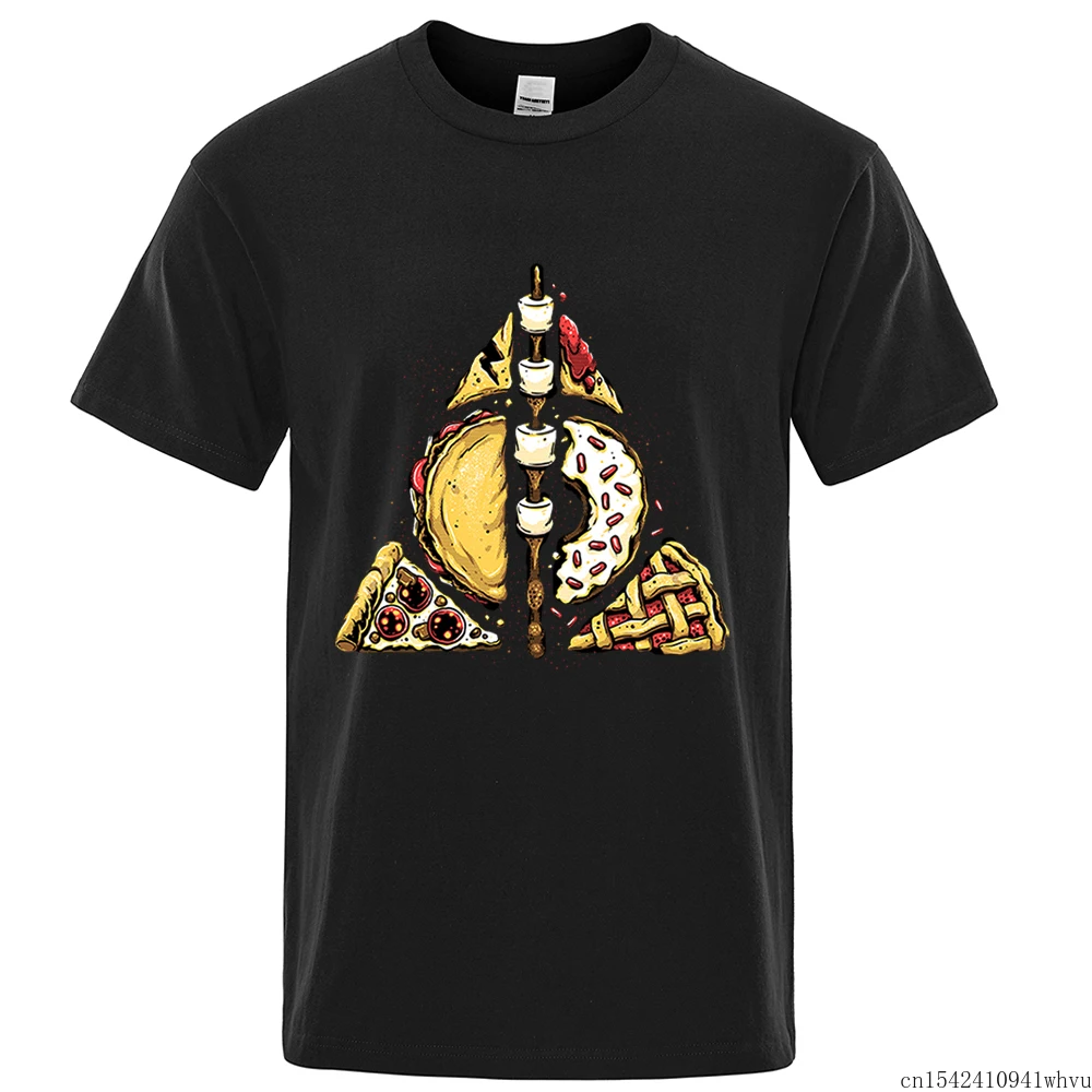 

Stronger Connection Pizza Prints Clothes Hot Sale Sweat Man Streetwear Harajuku Breathable Trendy Brand Men T Shirt Size M-5XL