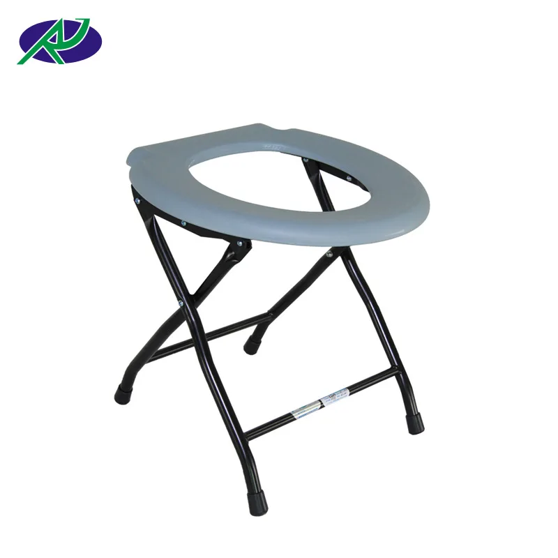 

Mobile folding toilet stool for pregnant women Portable toilet chair Toilet chair for the elderly.