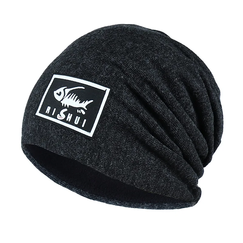 Skullies Beanie осенние и зимние шапки мужские женские головные уборы шерсть baotou шапка