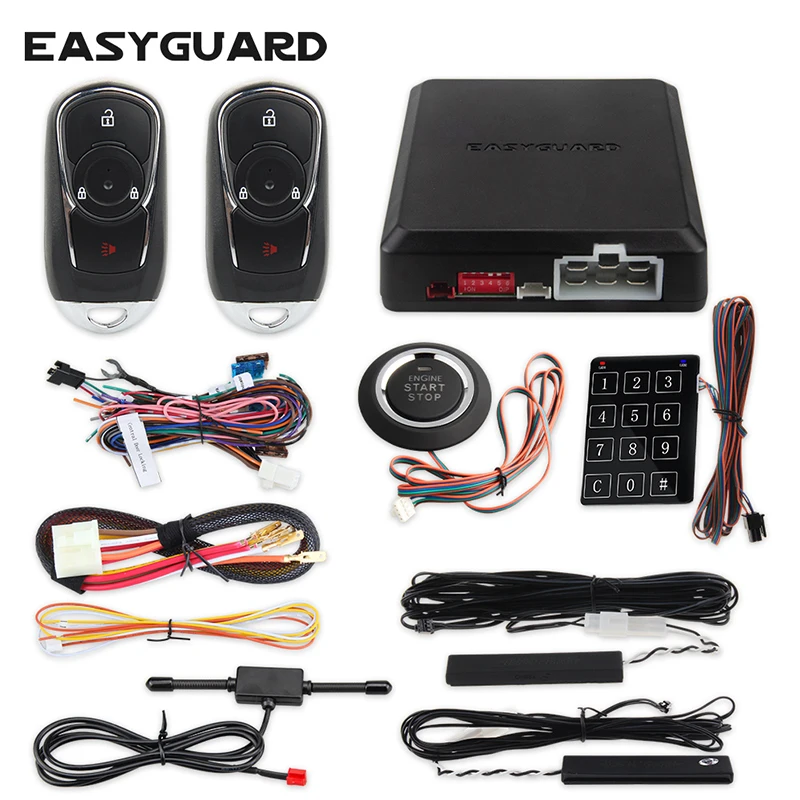 Пассивный бесключевой доступ EASYGUARD pke Автомобильная сигнализация дистанционное