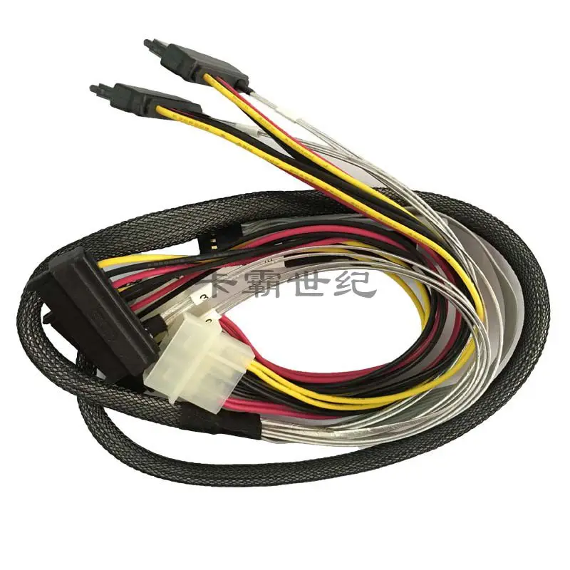 Кабель для передачи данных Amphenol 12GB MiniSAS HD SFF 8643 до 8482for SAS9300 8i|Приборы измерения