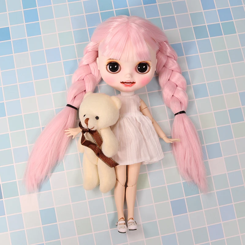 ICY factory blyth кукла на заказ кукла 1/6 bjd белая кожа суставное тело, новое матовое лицо открытый рот закрытые глаза
