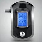 100% цифровой алкотестер с ЖК-дисплеем анализатор дыхания 5 мундштуков Высокая чувствительность Профессиональный быстрый ответ AT6000