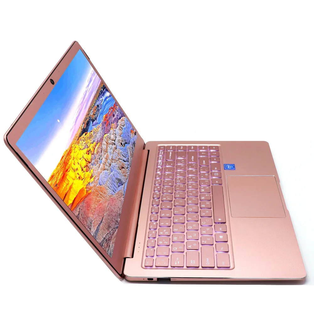 Металлический ультрабук SSD 512 ГБ 256 128G Оперативная память 8GB 1" FHD Процессор Intel Windows 10 офис на арабском и французском языках испанская Русская раскладка клавиатуры Клавиатура с подсветкой