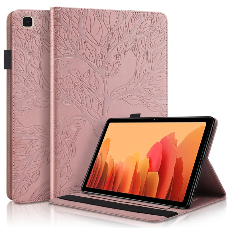 Чехол-накладка для Samsung Galaxy Tab A7 чехол с 3D рельефным деревом 10 4 2020 SM-T500 T505 T507