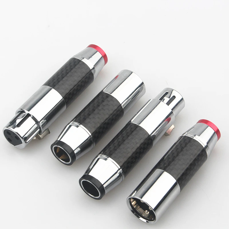 HiFi балансный кабель с покрытием из углеродного волокна разъем XLR мужской и