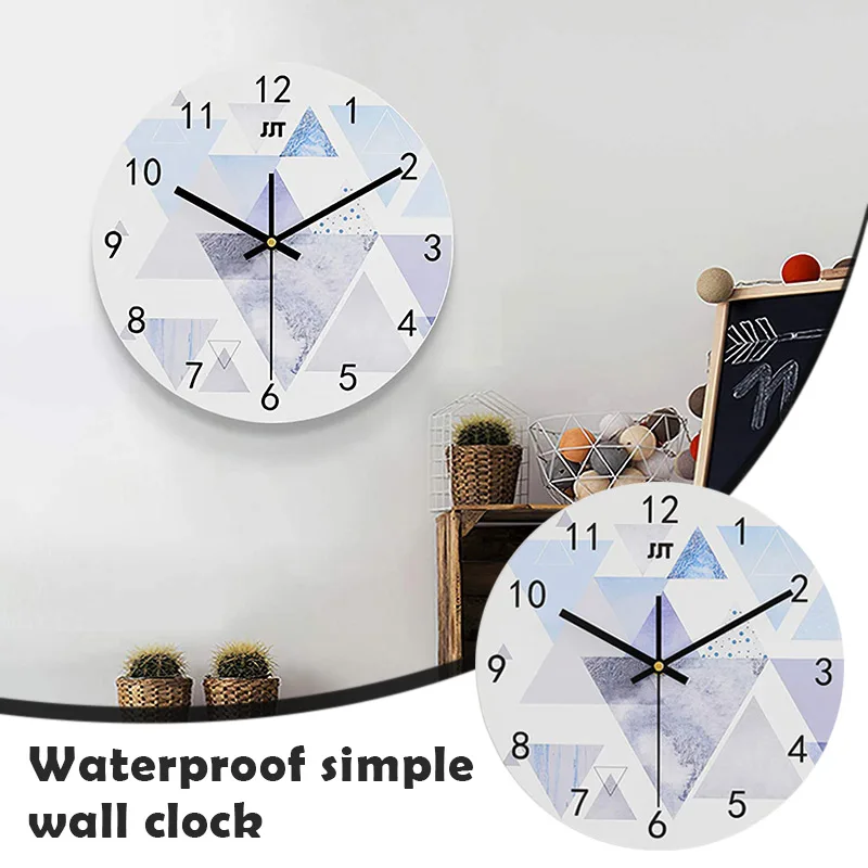 Настенные часы в китайском стиле деревянные креативные водонепроницаемые