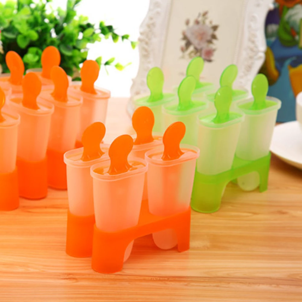 6 сеток форма для мороженого бытовая портативная круглая льда пластиковый