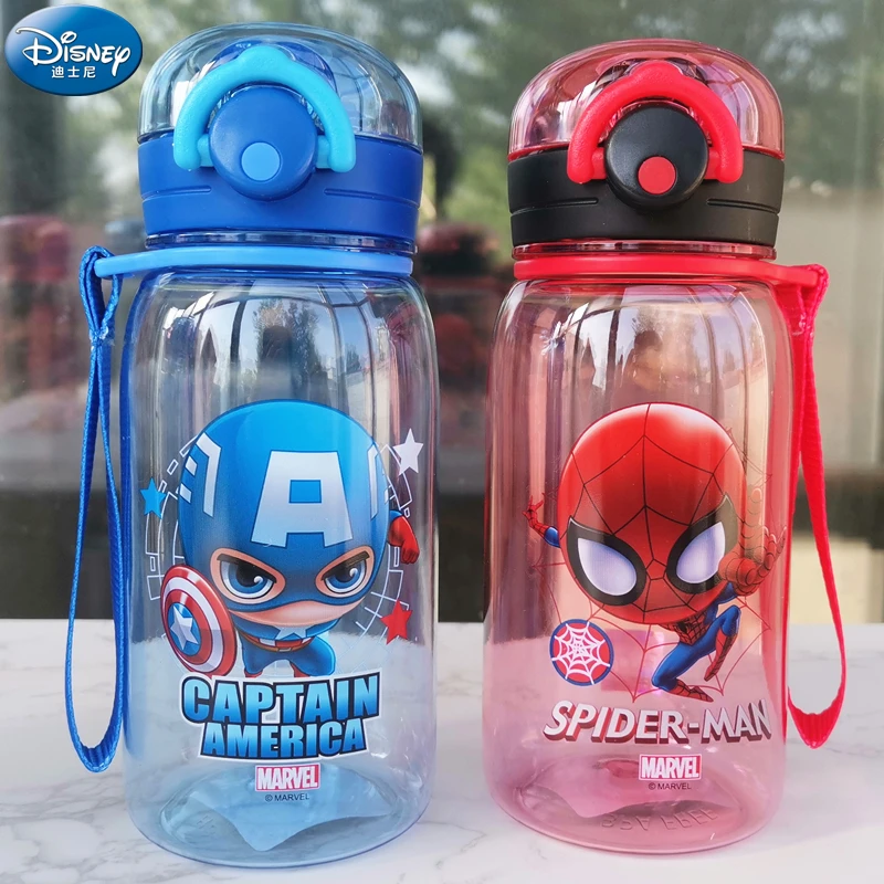 DISNEY Mickey water bottle MARVEL Spider-Man baby Feeding cu