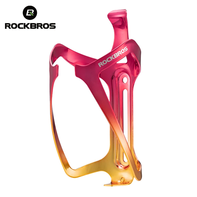 

ROCKBROS MTB Road Bike Water Bottle Cage Mount Aluminum Alloy Gradient Stronge Sturdy Bottle Holder Water Cup Bike Accessories