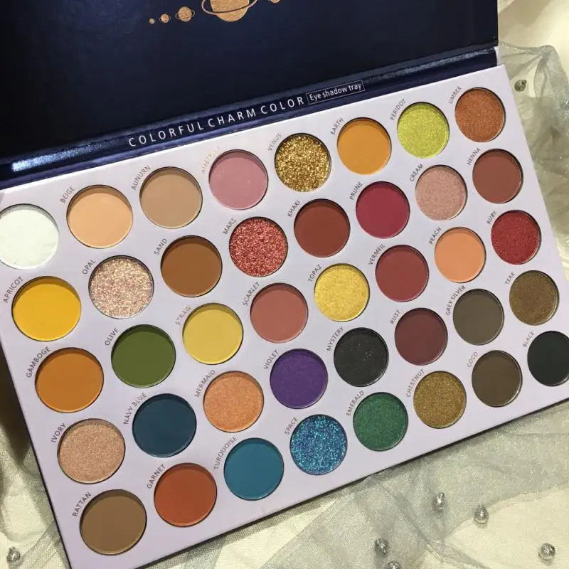 Beauty Glazed 40/18 оттенков тени для век Палитра Мерцающая Женская водостойкие