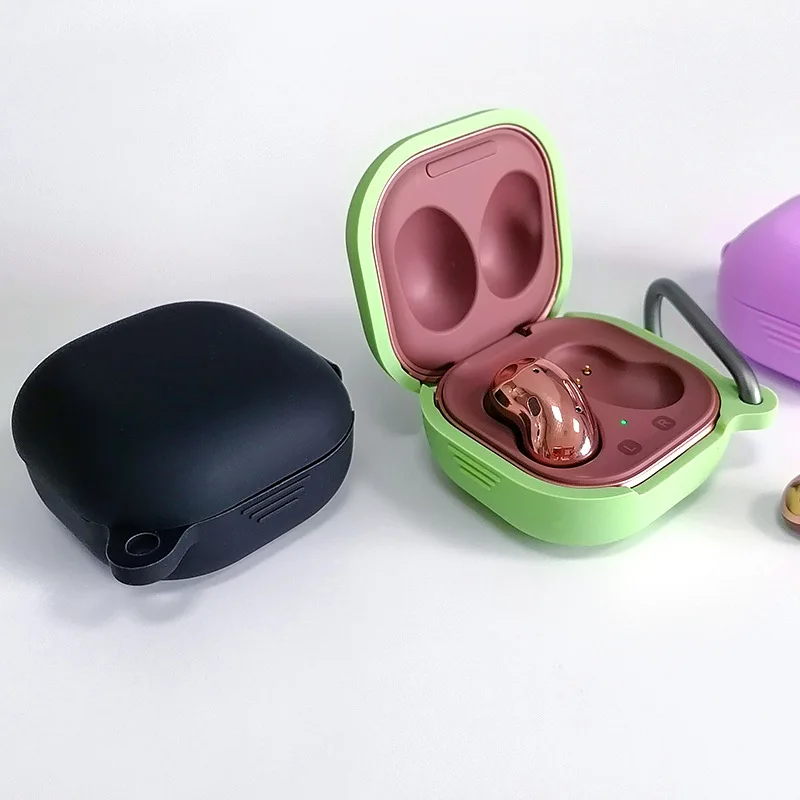 

For Buds Live Soft Silicone Case Cover Headset Accessories With Hook