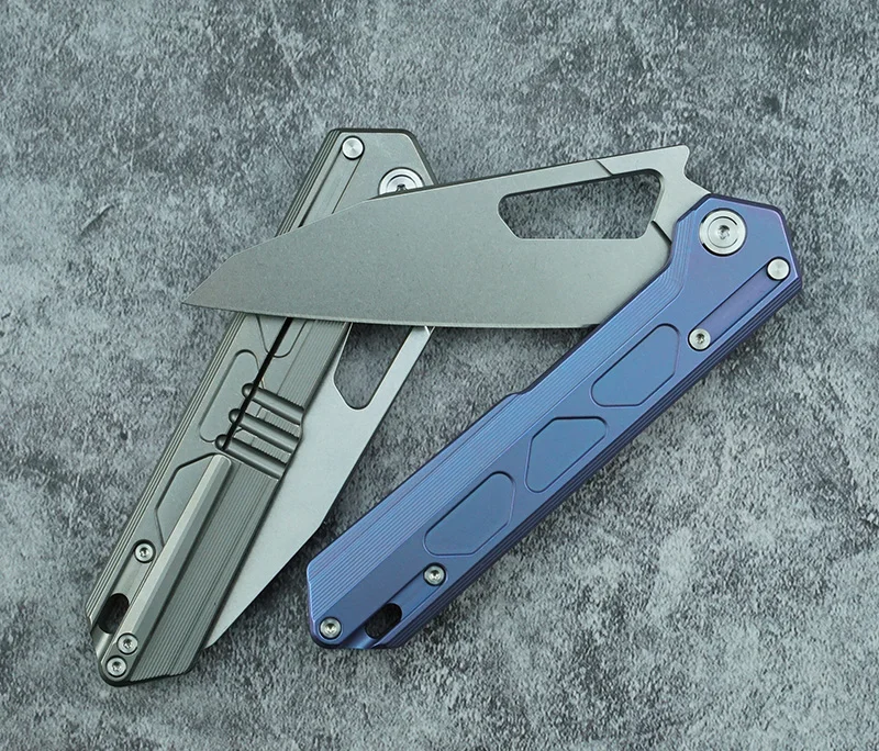 

NOC DT-03 folding knife VG10 blade titanium alloy handle camping hunting outdoor pocket survival kitchen fruit knife EDC tool