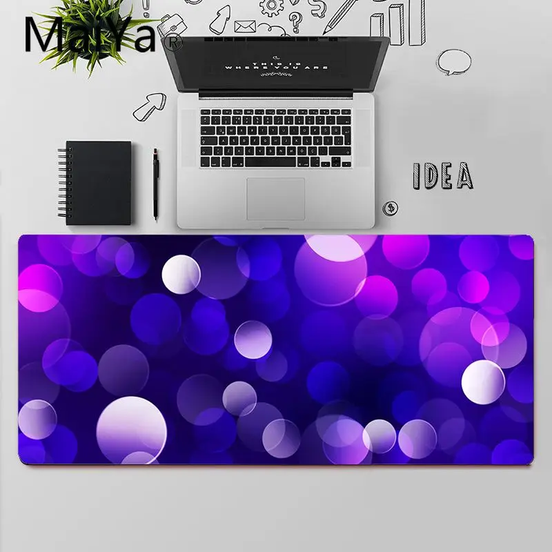 Maiya Top Quality Purple beautiful design Comfort Mouse Mat Gaming Mousepad Free Shipping Large Mouse Pad Keyboards Mat