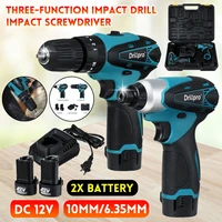 drillpro brushless 14 inch electric screwdriver electric drill rechargeable lithium battery power tools with box
