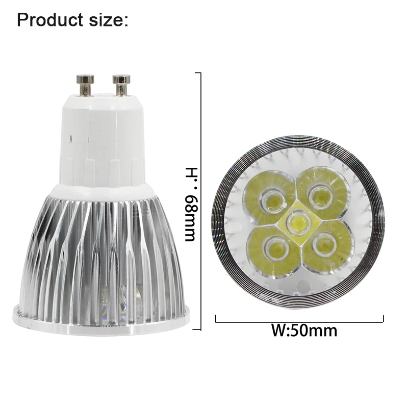Bombilla led gu10 прожектор 5 Вт Супер Ac Dc 12 В 24 в алюминиевый корпус высокой мощности чип 580LM 12 24 вольтовая лампочка точечный потолочный светильник