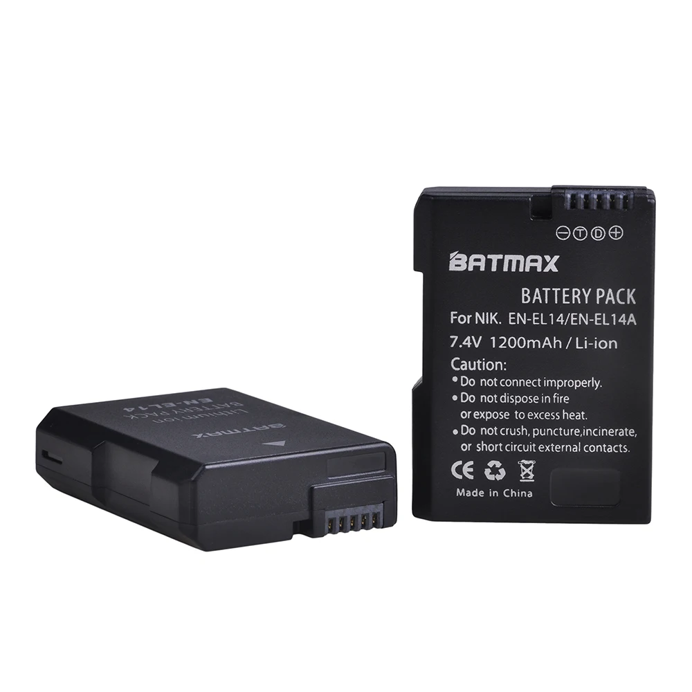 EN EL14 EL14a ENEL14 1200mAh Аккумулятор для Nikon P7800 P7700 P7100 P7000 D5500 D5300 D5200 D3200 D3300 D5100 D3100 Df.|battery for