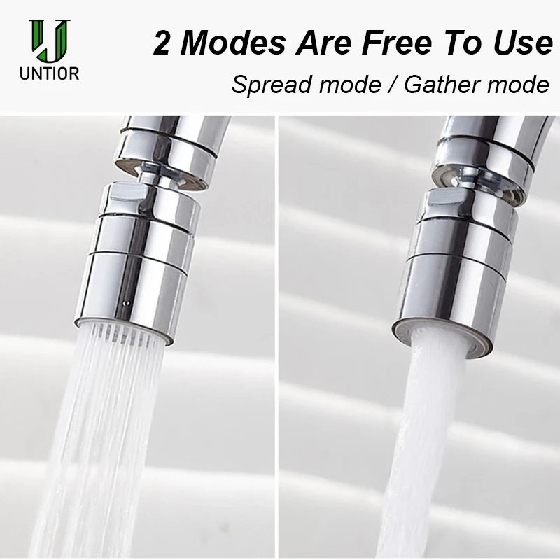 UNTIOR 360 градусов вращающийся кран удлинитель Двойной режим водосберегающий
