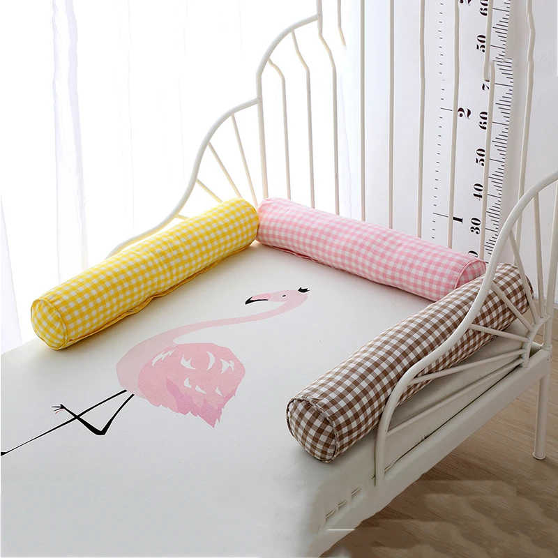 

Подушка-бампер для кровати для новорожденных, длинная цилиндрическая поддерживающая Подушка для сна, супермягкая набивная подушка для шеи ...