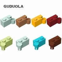 guduola hinge brick 1x4 base 3831hinge brick 1x4 top 3830 moc building block diy eeducation toys small particle parts 10pcslot