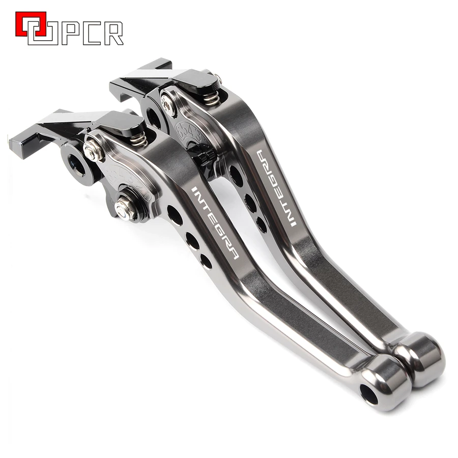Logo INTEGRA CNC короткий Регулируемый рычаг тормоза сцепления для HONDA 750 DCT 2014 2015 2016 2017 |