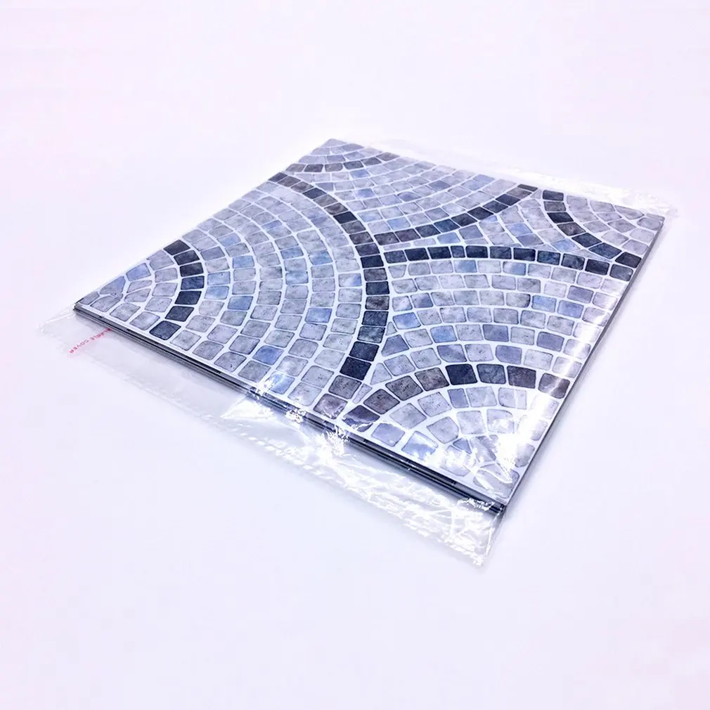 10 шт./компл. съемный мозаичный дизайн самоклеющиеся наклейки в форме плитки с