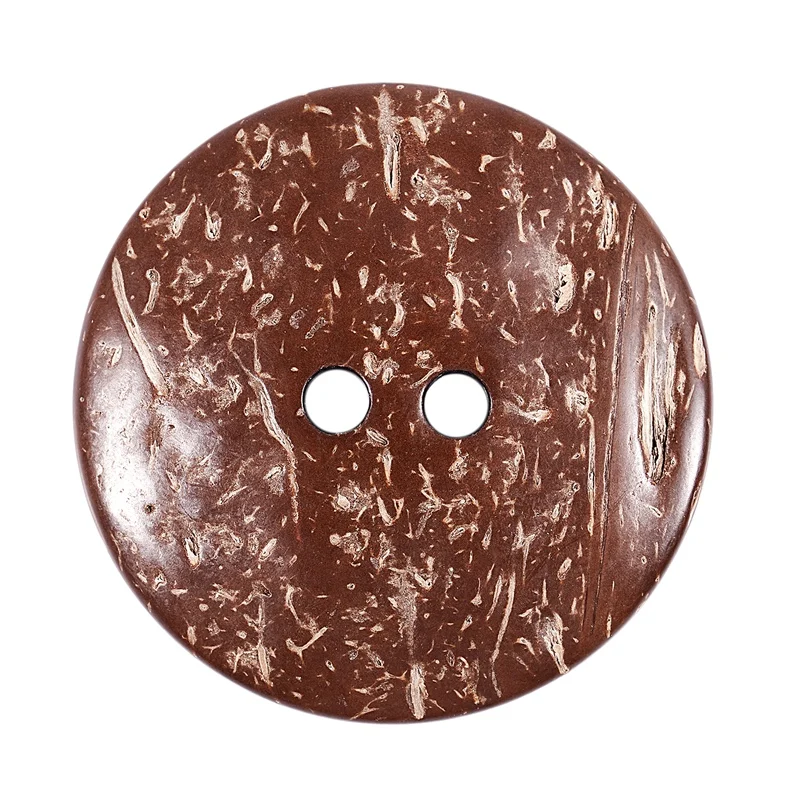 10 шт. кокосовой скорлупы кнопки для шитья скрапбукинга Коричневые круглые 2