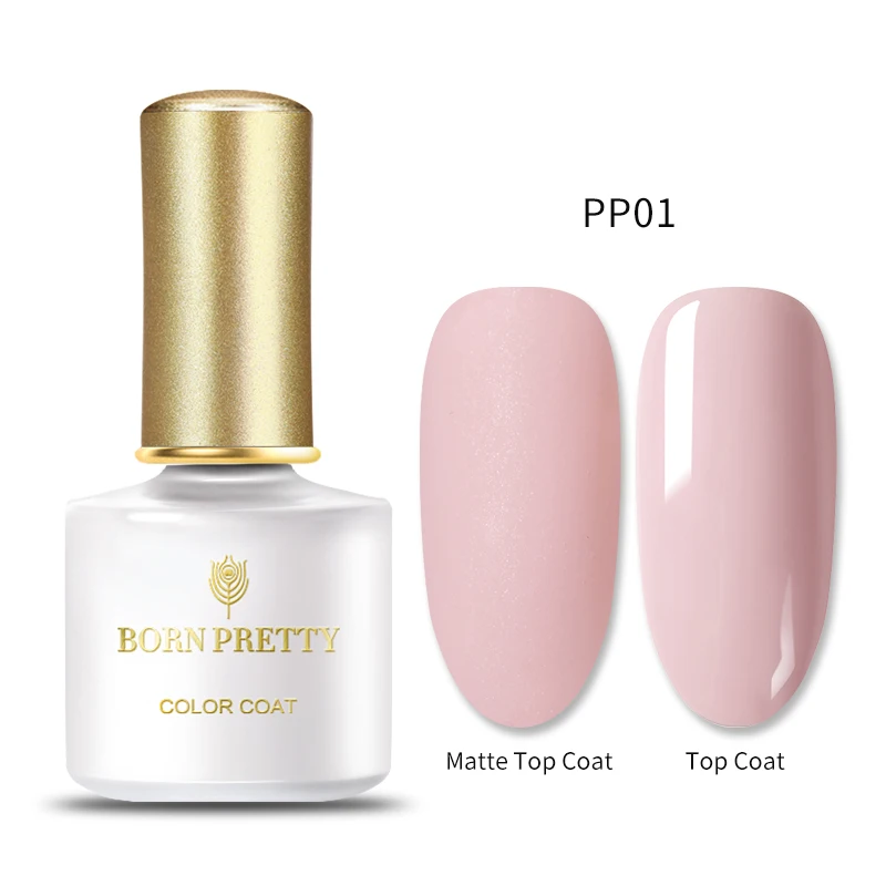 PP01 BORN PRETTY 60 цветов чистый цветной гель для ногтей матовый лак для ногтей серии 6 мл замачиваемый УФ-гель лак маникюрный лак основа верхнее покрытие - Цвет: PP01